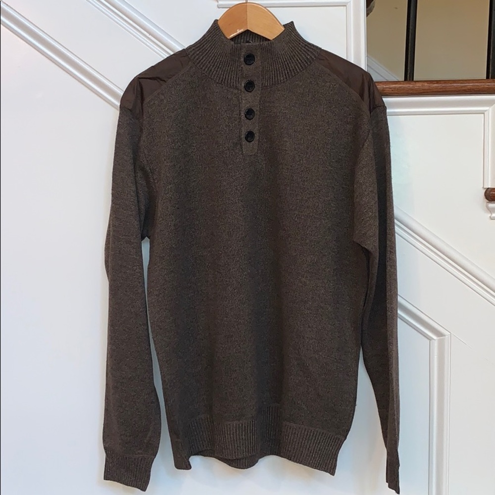 True Rock men’s brown sweater NWT